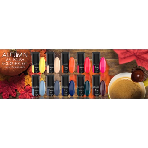 Autumn Gel Polish Color Box Set 10 kom. Autumn Gel Polish Color Box Set 10 kom.